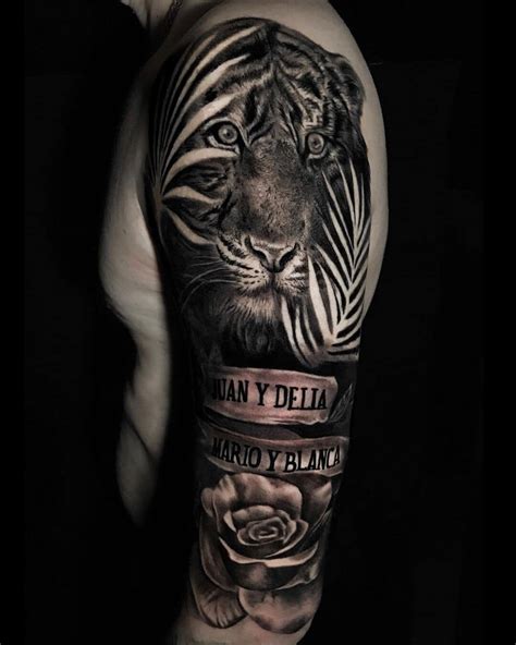 White Tiger Tattoo Arm