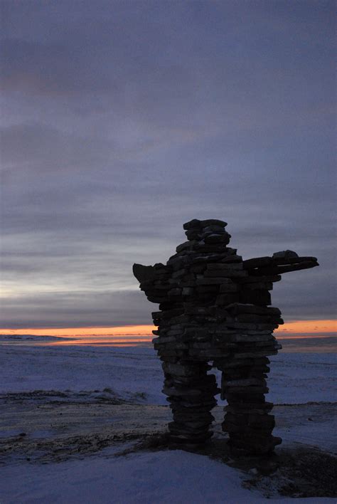 File:Inukshuk Sunset Kuujjuaraapik January.jpg - Wikipedia, the free encyclopedia