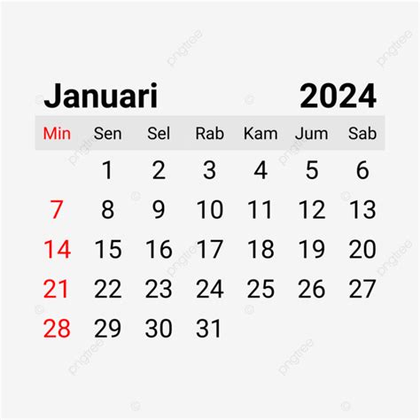 Kalender 2024 Januari Indonesia - Image to u