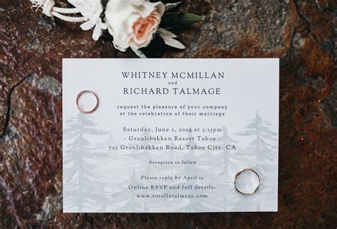 Wedding Inspiration: A Wooded Fairytale at Lake Tahoe's Granlibakken ...