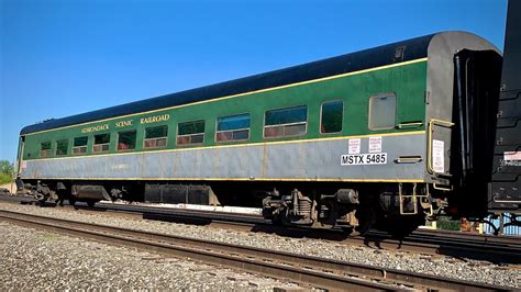 Adirondack Scenic Railroad "Big Moose" Passenger Car Trails on the end ...