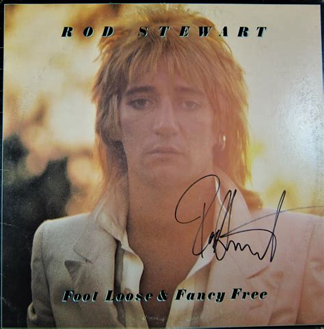 Rod Stewart (Foot Loose & Fancy Free) Autographed Album - Memorabilia ...