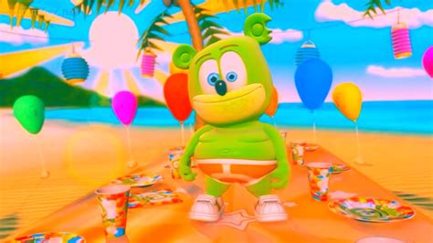 Gummibär NEON Happy Birthday Greek Gummy Bear Song - YouTube