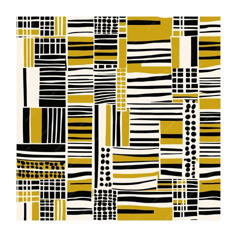 Premium Vector | Contemporary mustard pattern