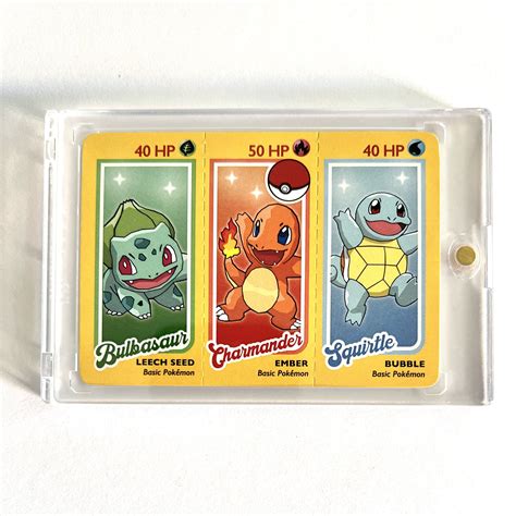 Pokemon Generation 1 Bulbasaur Charmander Squirtle — Giovanni Customs