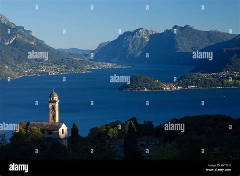 Plesio, view to Bellagio, Lake Como, Lombardy, Italy Stock Photo - Alamy