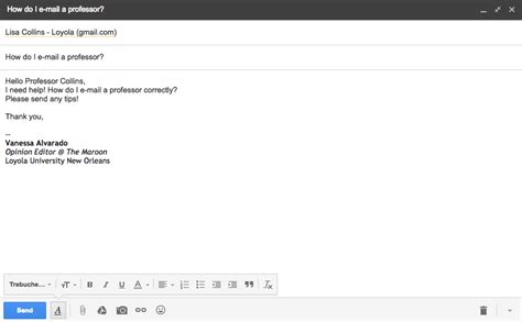 14+ How To Send Email To Professor Pictures | Hutomo