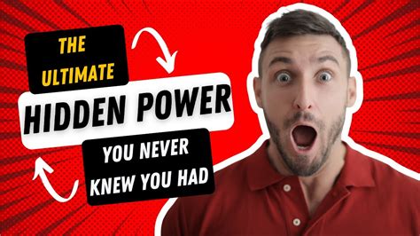 Ultimate Hidden Power! - YouTube