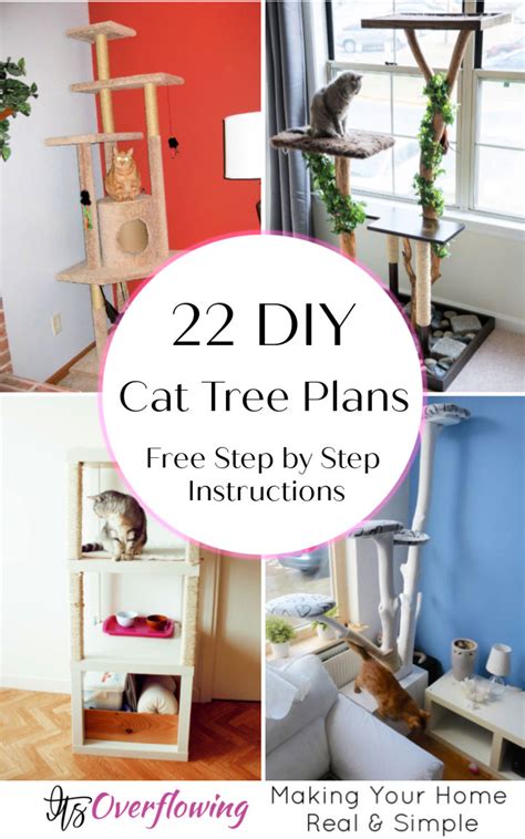 22 Free DIY Cat Tree Plans (How to Build a Cat Tree)