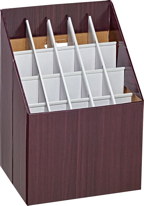 Buy Adir Corp Cardboard Roll File Storage Organizer - Vertical File Sorter - Blueprint, Poster ...