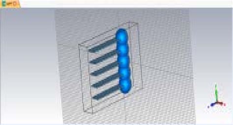 3D full field electromagnetic simulation geometry with CST. | Download ...