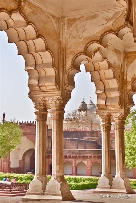 "View in Agra Fort" by Barbara Brown | Redbubble