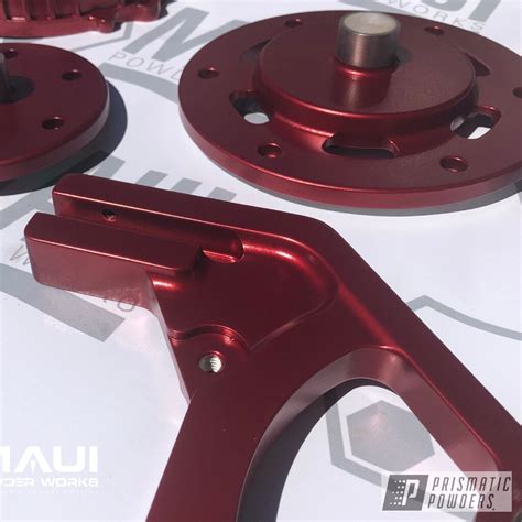 Garrett Turbo Housing and Parts with Anodized Red | Prismatic Powders