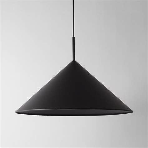 Épée Black Cone Pendant Light, Large | Vaunt Design