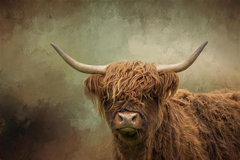 Scottish Highland Cow Digital Art by Diana Van Tankeren - Fine Art America