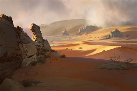 Desert2~ by weiyong on DeviantArt Desert Environment, Environment ...