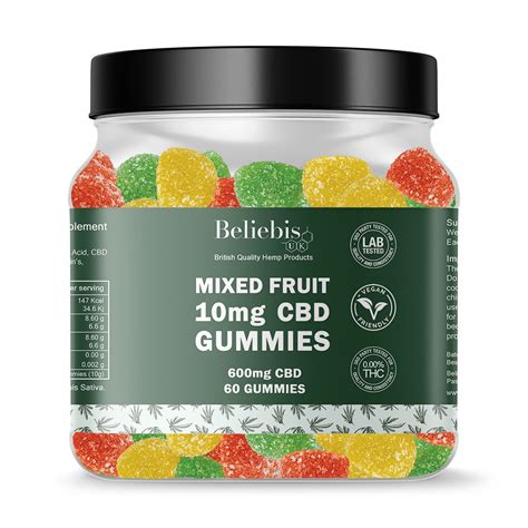 Vegan CBD Gummies | 600mg CBD | Free UK Delivery