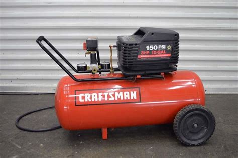 Lot #165: Craftsman 3HP 150 PSI Air Compressor - WireBids