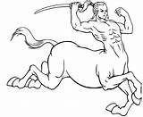 Centaur coloring page  Free Printable pages On Colooricom sketch template