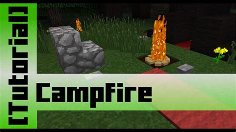 Vanilla Campfire [Tutorial] Minecraft 1.8 - YouTube