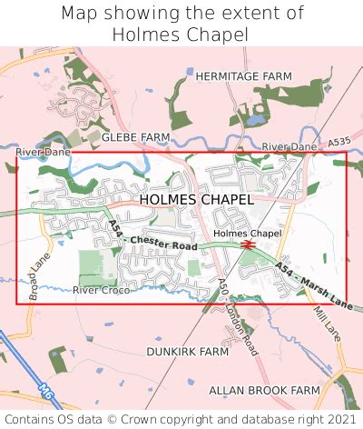 Where is Holmes Chapel? Holmes Chapel on a map