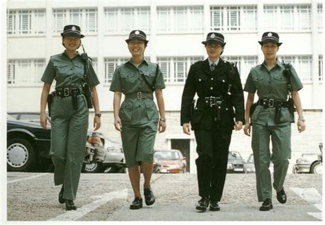 Hong Kong police women. | Police women, History of hong kong, Police