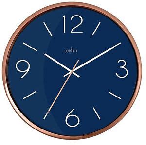 Acctim Landon Design Copper Effect Wall Clock with Navy Blue Dial 25cm (29499) - Wholesalers of ...