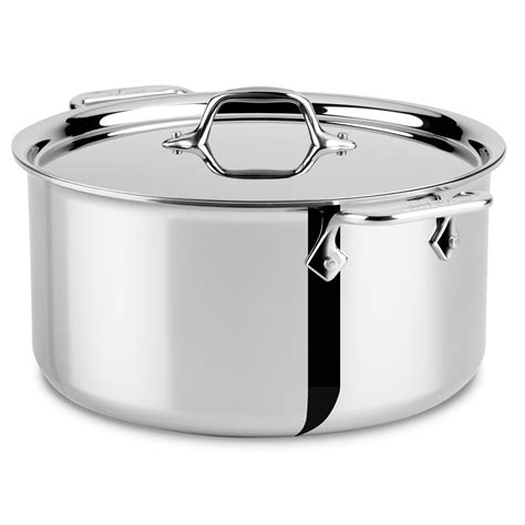 All-Clad d3 Stainless Stock Pot - 8-quart – Cutlery and More