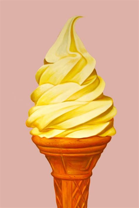 Ice Cream by Tom Senior | Food art painting, Prismacolor art, Ice cream painting