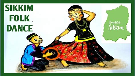 Sikkim Festival Sikkim Culture Drawing Easy - Welcome to the official sikkim cultural cycling ...