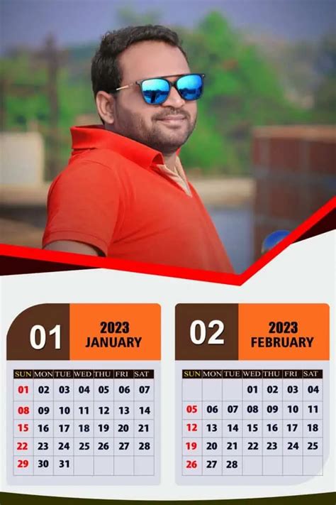 2023 Calendar Templates PSD Free Download - Freepsdking.com