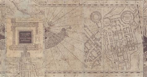 Marauder's Map: Inside and Outside | Marauders map, Marauders map ...