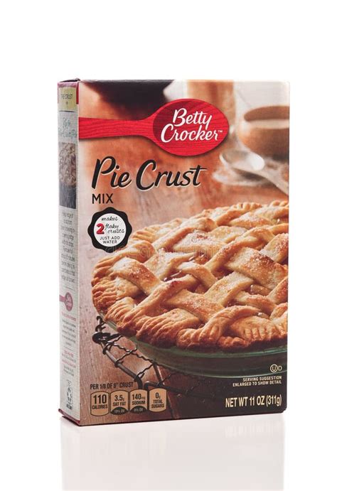 IRVINE, CALIFORNIA - 1 JAN 2022: a Box of Betty Crocker Pie Crust Mix ...