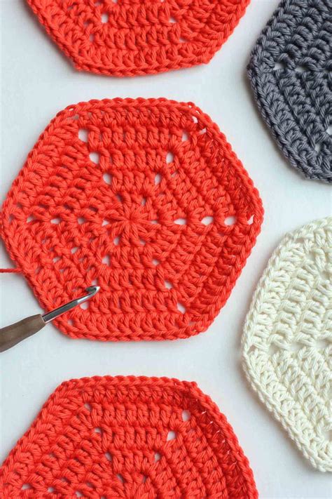 Basic Hexagon Crochet Pattern | FaveCrafts.com