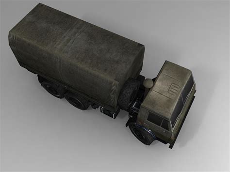 3d Model Kamaz Truck