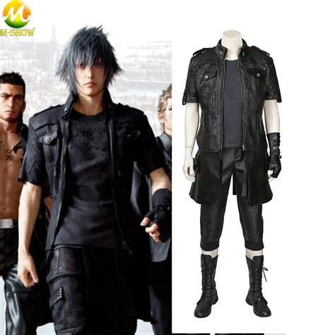 Final Fantasy XV FF15 Noctis Lucis Caelum Noct Cosplay Costume Halloween Outfit Costume Full Set ...