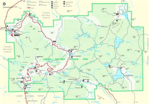 Lassen Volcanic National Park Map Magnet — Lassen, 59% OFF