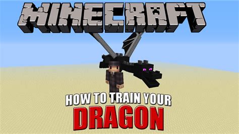 HOW TO TRAIN YOUR DRAGON | Minecraft 1.6.4 Tutorial - YouTube