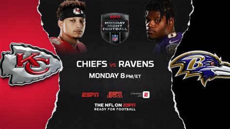 “MVP Monday”: ESPN Blankets Monday Night Football’s Chiefs-Ravens, Mahomes-Jackson Showdown with ...