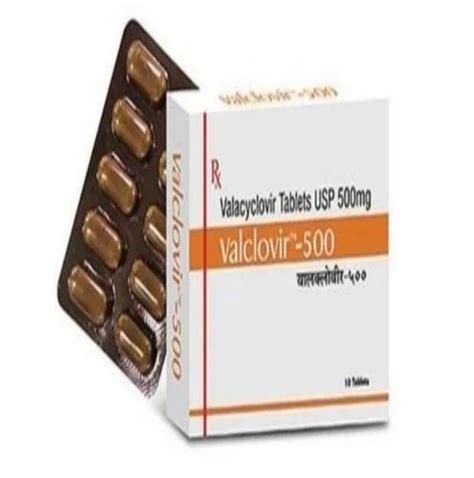 Valacyclovir 500 Mg Tablets at Rs 450/stripe | Pharma Tablets in Nagpur ...