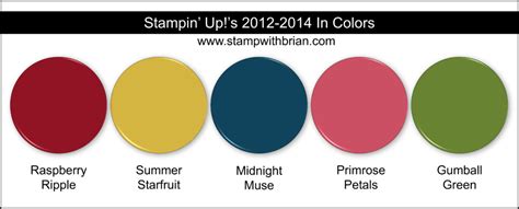 A Complete History of Stampin’ Up! In Colors – STAMP WITH BRIAN