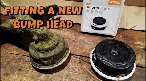 How To Fit A New STIHL Trimmer Bump Feed Head - Stihl AutoCut C26-2 ...