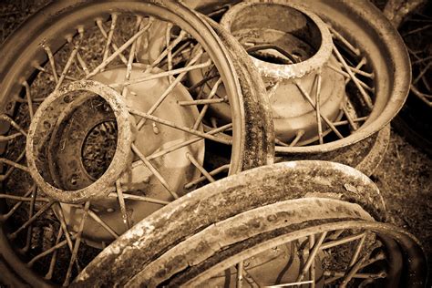 Vintage Wire Wheels Photograph by Steve McKinzie | Pixels