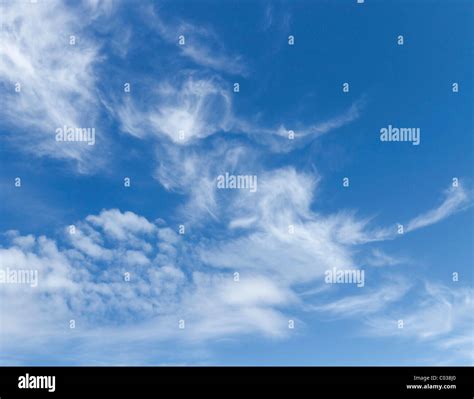 Swirling clouds in the sky Stock Photo - Alamy