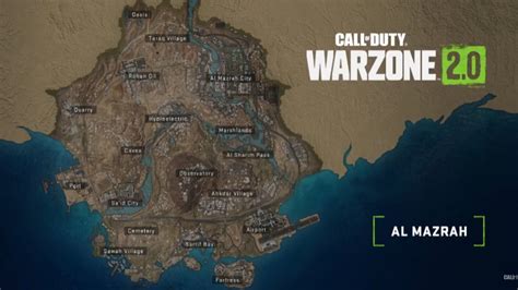 Warzone 2 battle royale map Al Mazrah bigger than anything in Warzone