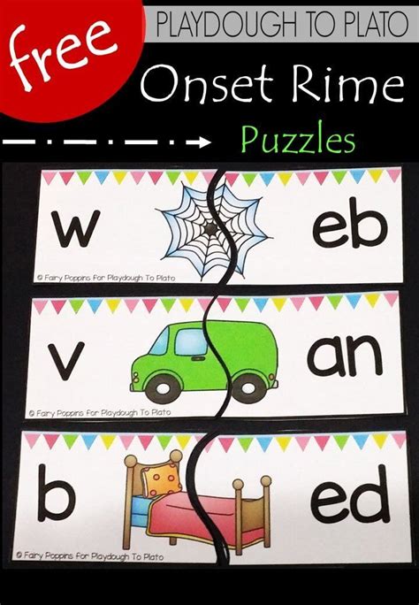 CVC Puzzles | Literacy centers kindergarten, Kindergarten literacy ...