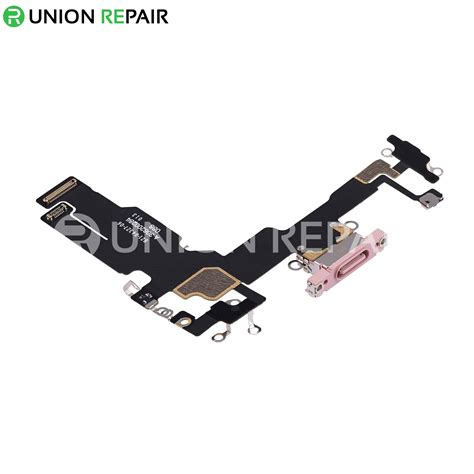 Replacement For iPhone 15 Charging Port Flex Cable-Pink