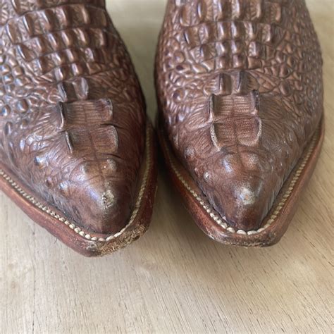 Alligator Cowboy Boots Rogers Boots. Crocodile/Alliga… - Gem