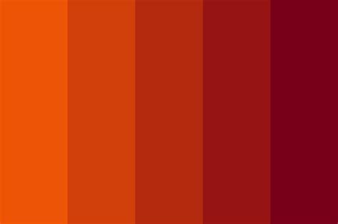 Red To Orange To Brown Color Palette Hex Rgb Code Col - vrogue.co