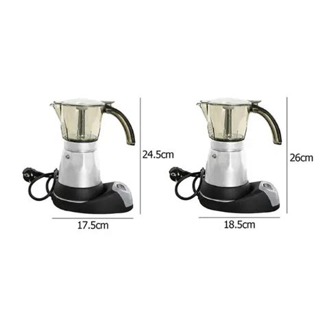 Electric Cuban Coffee Maker Espresso 1/6 Cups Cafetera, 50% OFF